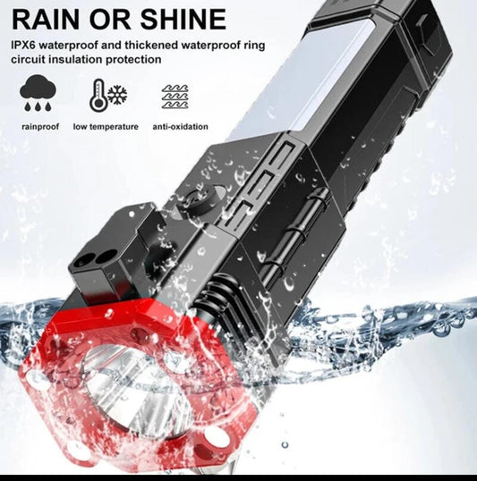 Multifunction Portable LED Flashlight