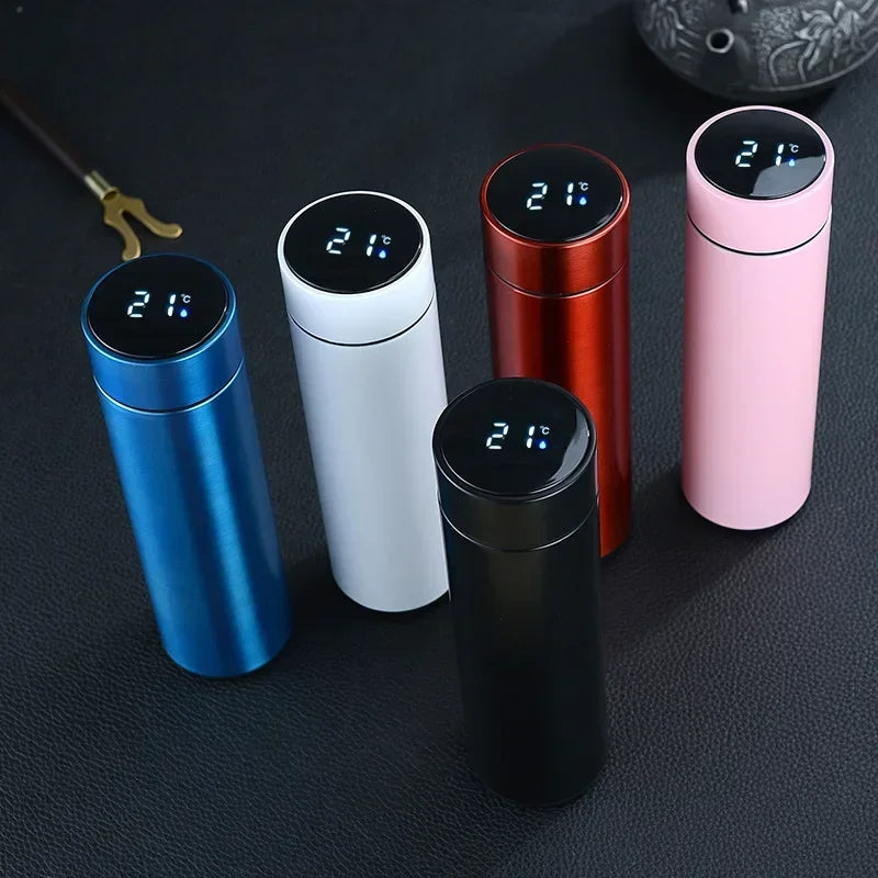 Stainless Steel Temperature Display Thermos