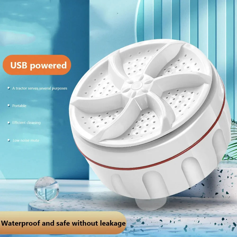 Mini Portable USB Washing Machine Turbine