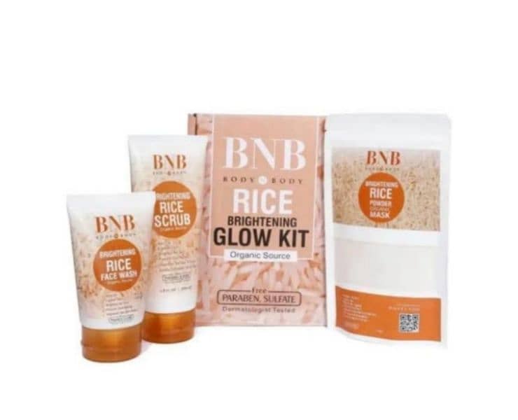 BNB Rice Brightening Glow Kit