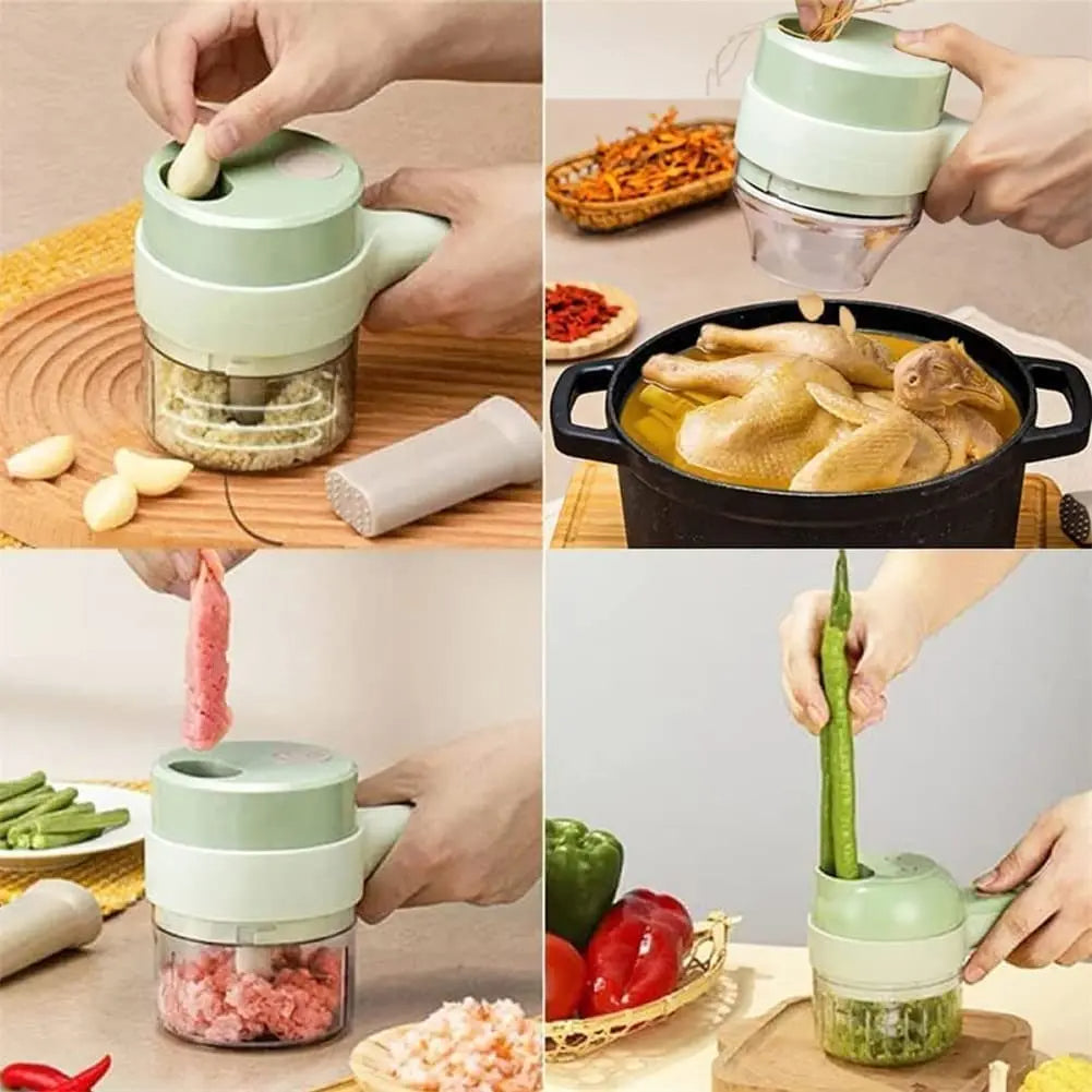 Electric Rechargeable Multifunction Food Chopper